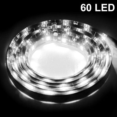 5 PCS 1.7W 60 LED 3528 SMD Waterproof Flexible Car Strip Light, DC 12V, Length: 1m - Decorative Lights by PMC Jewellery | Online Shopping South Africa | PMC Jewellery | Buy Now Pay Later Mobicred