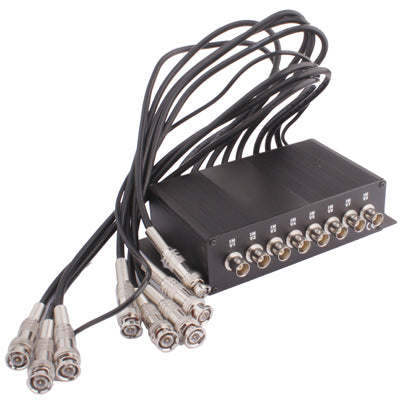 8 Channel CCTV BNC Surge Arrester Surge Protector Device (CoaxJK/ V8)(Black) - Video Balun by PMC Jewellery | Online Shopping South Africa | PMC Jewellery