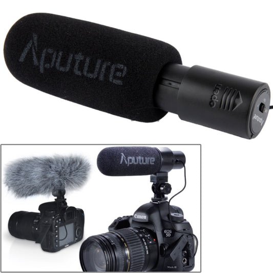 Aputure V-MIC D1 Directional Condenser Shotgun Microphone, Support 360 Degree Pan / 180 Degree Tilt - Camera Microphone by Aputure | Online Shopping South Africa | PMC Jewellery | Buy Now Pay Later Mobicred