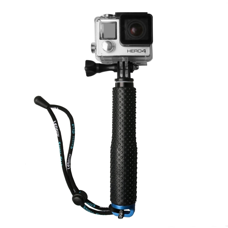 Handheld 49cm Extendable Pole Monopod with Screw for GoPro Hero12 Black / Hero11 /10 /9 /8 /7 /6 /5, Insta360 Ace / Ace Pro, DJI Osmo Action 4 and Other Action Cameras(Blue) - Extendable Pole by PMC Jewellery | Online Shopping South Africa | PMC Jewellery | Buy Now Pay Later Mobicred