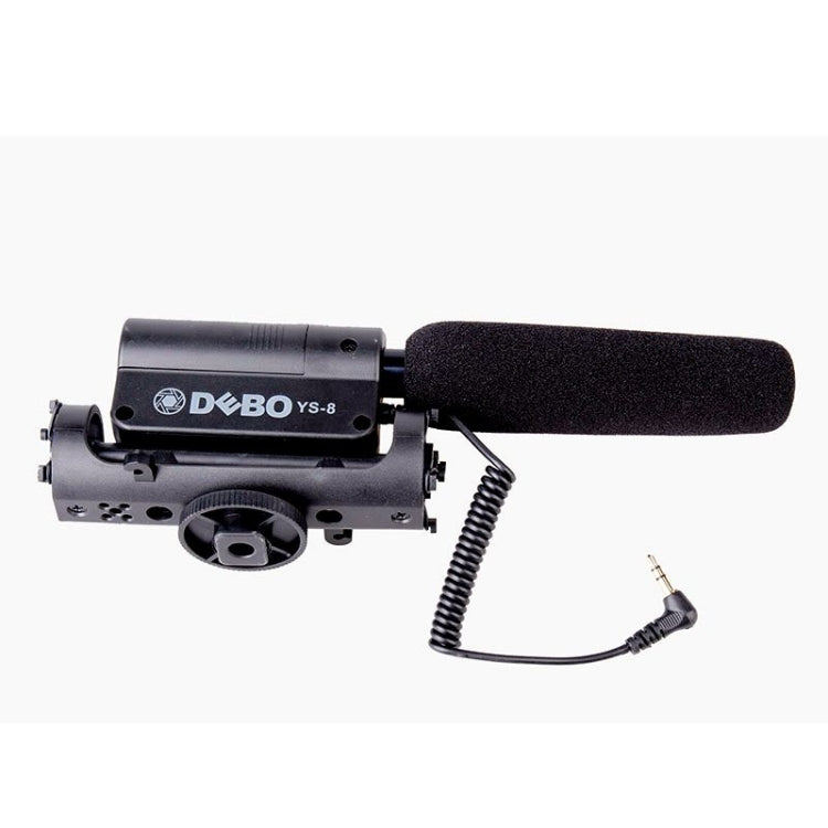 DEBO YS-8 Professional Photography Interview Dedicated Microphone for DSLR & DV Camcorder - Camera Microphone by DEBO | Online Shopping South Africa | PMC Jewellery | Buy Now Pay Later Mobicred