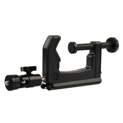 Desktop Fixed Clamp Holder Mount with Tripod Adapter for GoPro Hero12 Black / Hero11 /10 /9 /8 /7 /6 /5, Insta360 Ace / Ace Pro, DJI Osmo Action 4 and Other Action Cameras, Clamp Size: 1 - 6 cm - Holder by PMC Jewellery | Online Shopping South Africa | PMC Jewellery