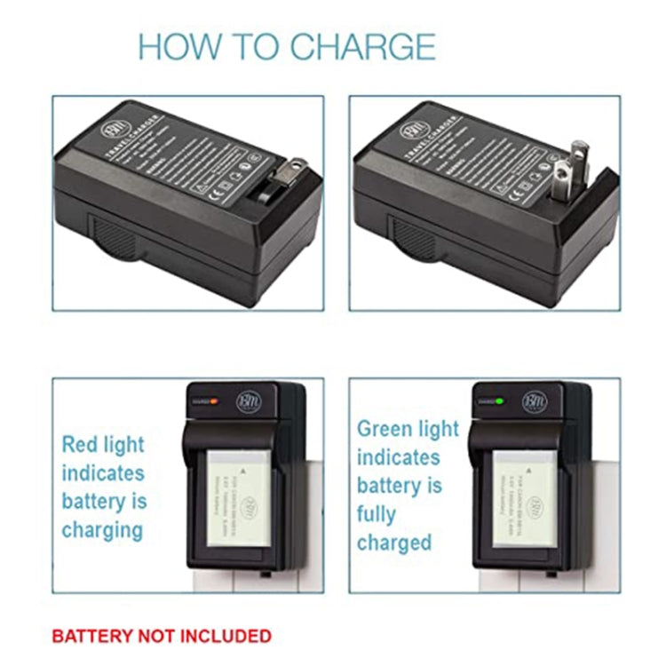 Digital Camera Battery Charger for Panasonic DU07/ 14/ 21/ 23(Black) - free shipping - PMC TechLife - Order now!