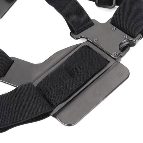 ST-26 Adjustment Elastic Body Chest Straps Belt for GoPro Hero12 Black / Hero11 /10 /9 /8 /7 /6 /5, Insta360 Ace / Ace Pro, DJI Osmo Action 4 and Other Action Cameras(Black) - Chest Belt by PMC Jewellery | Online Shopping South Africa | PMC Jewellery | Buy Now Pay Later Mobicred