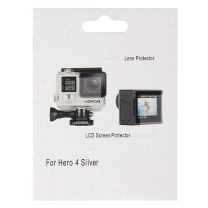 Ultra Clear LCD Screen Protector + Housing Glass Lens Protector Film for GoPro HERO4 Silver Camera - Protective Film by PMC Jewellery | Online Shopping South Africa | PMC Jewellery | Buy Now Pay Later Mobicred
