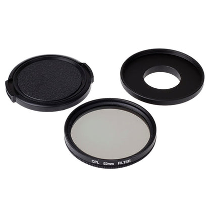 52mm CPL Filter Circular Polarizer Lens Filter with Cap for Xiaomi Xiaoyi 4K+ / 4K, Xiaoyi Lite, Xiaoyi  Sport Camera - Lens Filter by PMC Jewellery | Online Shopping South Africa | PMC Jewellery | Buy Now Pay Later Mobicred