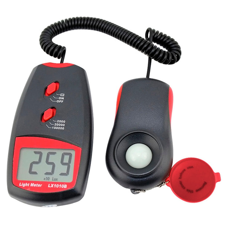 Digital Light Meter, Measuring Range: 1-100000 Lux(Red) - Light & Sound Meter by PMC TechLife | Online Shopping South Africa | PMC TechLife | Buy Now Pay Later Mobicred