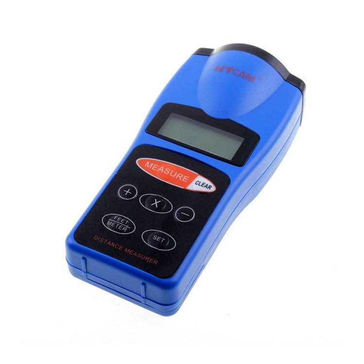 Ultrasonic Laser Point LED Distance Measure Meter Tool(Blue) - Laser Rangefinder by PMC Jewellery | Online Shopping South Africa | PMC Jewellery | Buy Now Pay Later Mobicred