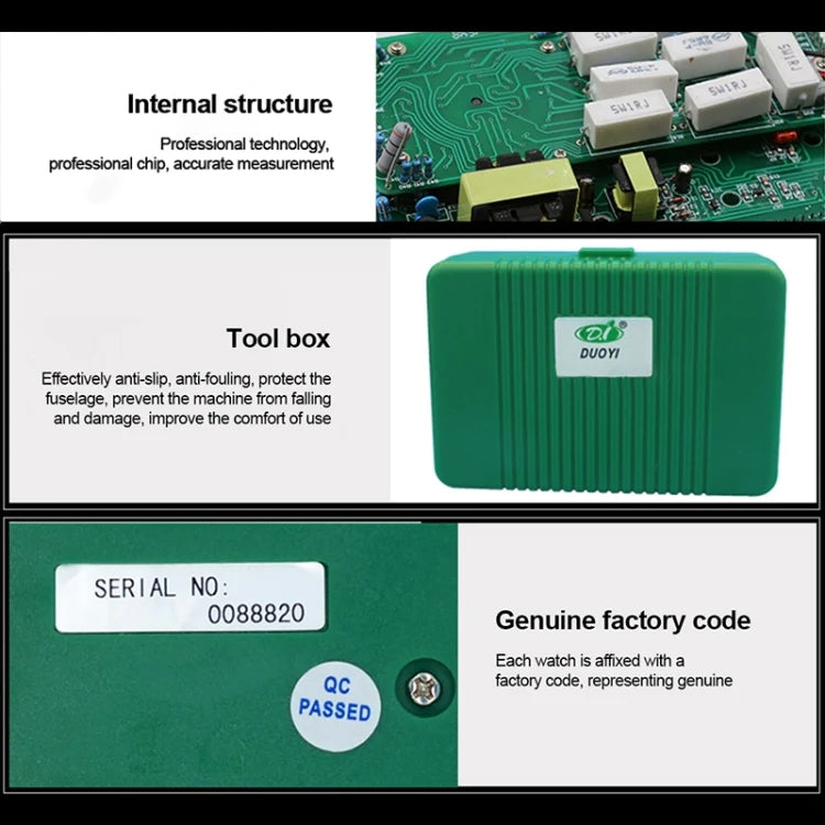 DY294 Professional 2.7 inch LCD Digital Transistor Parameter Tester Meter (4*AA) - Battery & Resistance Tester by PMC TechLife | Online Shopping South Africa | PMC TechLife | Buy Now Pay Later Mobicred