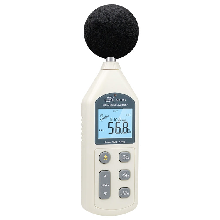 Digital Sound Level Meter with USB Port(Range: 30dB~130dB)(Beige) - Light & Sound Meter by PMC TechLife | Online Shopping South Africa | PMC TechLife | Buy Now Pay Later Mobicred