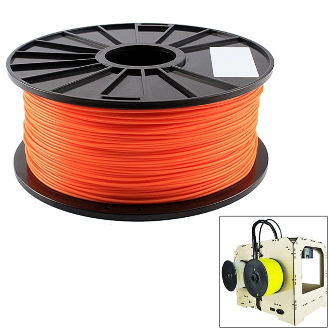 ABS 3.0 mm Fluorescent 3D Printer Filaments, about 135m(Orange) - Consumables by PMC Jewellery | Online Shopping South Africa | PMC Jewellery | Buy Now Pay Later Mobicred