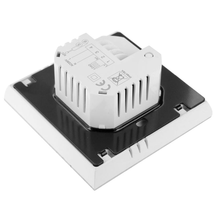 Electric Floor Heating System LCD Display Programmable Room Thermostat(Black) - Thermostat & Thermometer by PMC TechLife | Online Shopping South Africa | PMC TechLife | Buy Now Pay Later Mobicred