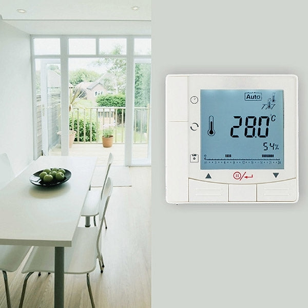 Electric Floor Heating System LCD Display Programmable Room Thermostat(Black) - Thermostat & Thermometer by PMC TechLife | Online Shopping South Africa | PMC TechLife | Buy Now Pay Later Mobicred