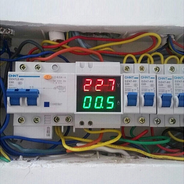 D52-2042 0.5 inch LED Digit Display Voltmeter Ammeter 2 in 1 - Current & Voltage Tester by PMC TechLife | Online Shopping South Africa | PMC TechLife | Buy Now Pay Later Mobicred