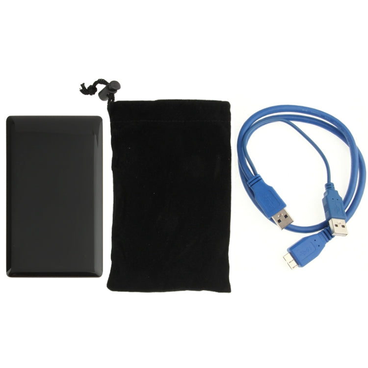 High Speed 2.5 inch HDD SATA & IDE External Case, Support USB 3.0(Black) - HDD Enclosure by PMC Jewellery | Online Shopping South Africa | PMC Jewellery | Buy Now Pay Later Mobicred