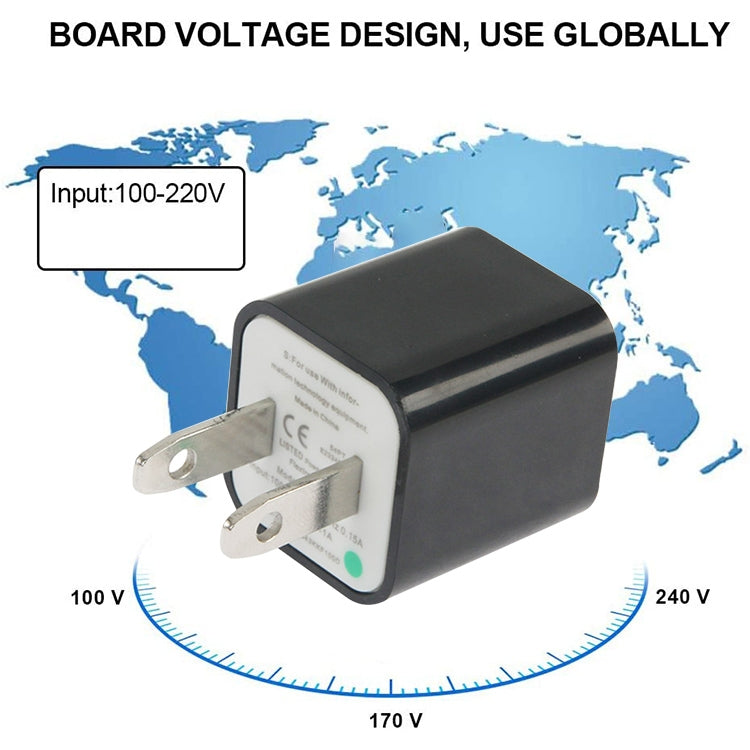 US Plug USB Charger(Black) - free shipping - PMC Jewellery - Order now!