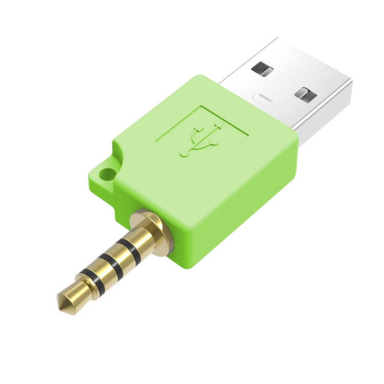 For iPod shuffle 3rd / 2nd USB Data Dock Charger Adapter, Length: 4.6cm(Green) - Converter & Adapter by PMC Jewellery | Online Shopping South Africa | PMC Jewellery | Buy Now Pay Later Mobicred