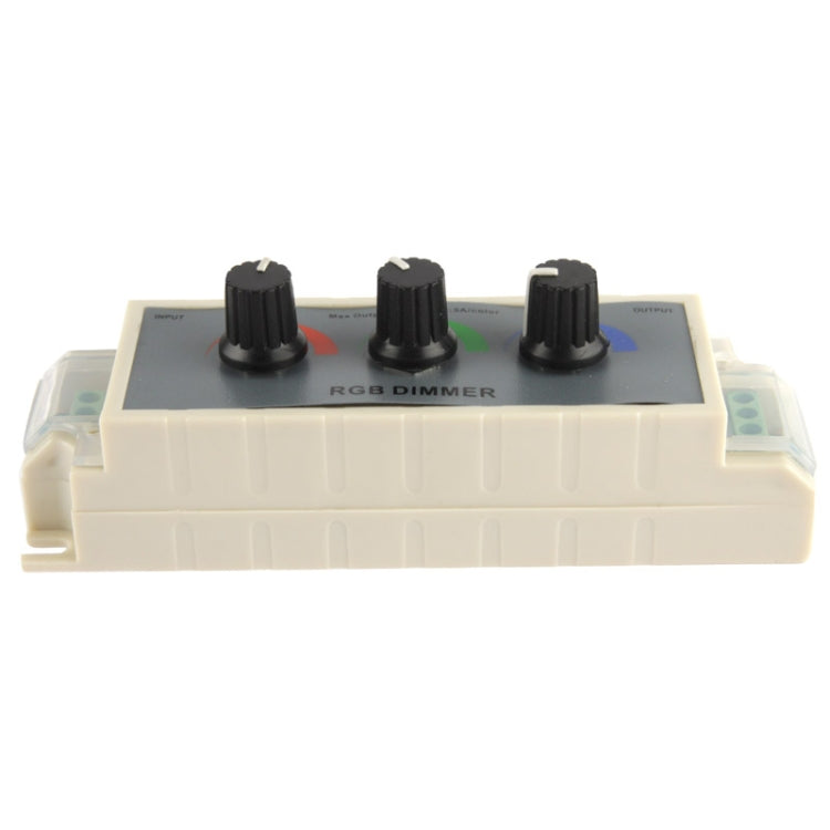 3 Channel RGB LED Dimmer Controller for LED Light Strip DC12-24V, Output Current: 3A - LED Controller by PMc TechLife | Online Shopping South Africa | PMc TechLife | Buy Now Pay Later Mobicred