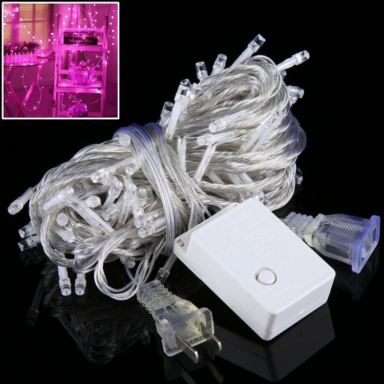 10m LED String Decoration Light, 100 LEDs with End Joint & 8 Display Modes Controller for Christmas Party, AC 110V, US Plug - free shipping - PMC TechLife - Order now!