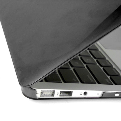 ENKAY for MacBook Air 11.6 inch (US Version) / A1370 / A1465 4 in 1 Crystal Hard Shell Plastic Protective Case with Screen Protector & Keyboard Guard & Anti-dust Plugs(Black) - MacBook Air Cases by ENKAY | Online Shopping South Africa | PMC Jewellery | Buy Now Pay Later Mobicred