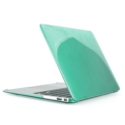 ENKAY for MacBook Air 11.6 inch (US Version) / A1370 / A1465 4 in 1 Crystal Hard Shell Plastic Protective Case with Screen Protector & Keyboard Guard & Anti-dust Plugs(Green) - MacBook Air Cases by ENKAY | Online Shopping South Africa | PMC Jewellery | Buy Now Pay Later Mobicred