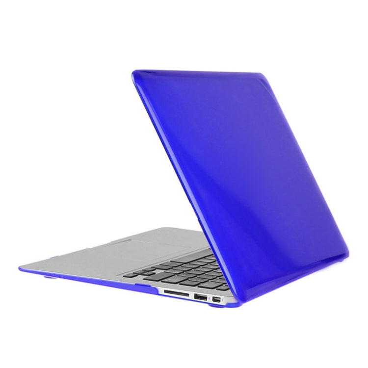 ENKAY for Macbook Air 11.6 inch (US Version) / A1370 / A1465 Hat-Prince 3 in 1 Crystal Hard Shell Plastic Protective Case with Keyboard Guard & Port Dust Plug(Dark Blue) - MacBook Air Cases by ENKAY | Online Shopping South Africa | PMC Jewellery | Buy Now Pay Later Mobicred