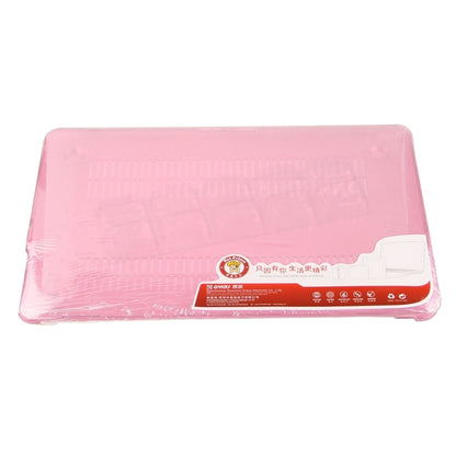 ENKAY for Macbook Air 11.6 inch (US Version) / A1370 / A1465 Hat-Prince 3 in 1 Crystal Hard Shell Plastic Protective Case with Keyboard Guard & Port Dust Plug(Pink) - MacBook Air Cases by ENKAY | Online Shopping South Africa | PMC Jewellery | Buy Now Pay Later Mobicred