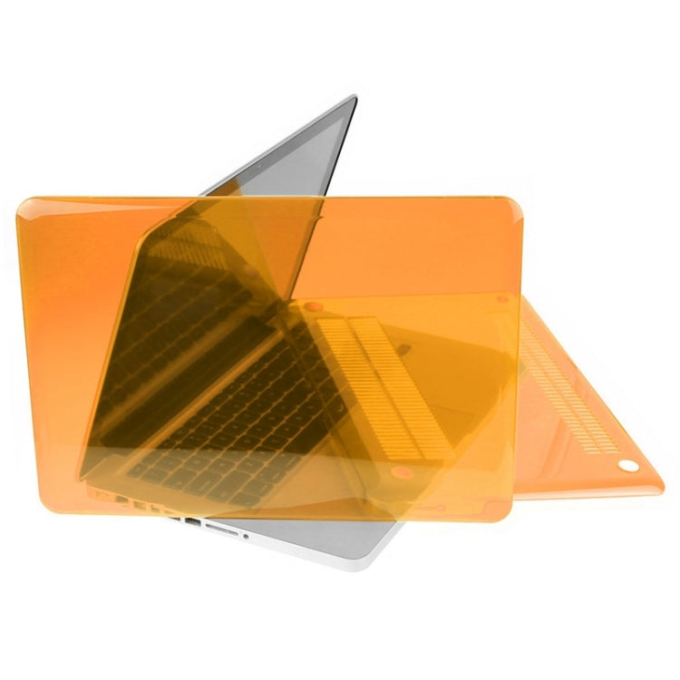 ENKAY for Macbook Pro 13.3 inch (US Version) / A1278 Hat-Prince 3 in 1 Crystal Hard Shell Plastic Protective Case with Keyboard Guard & Port Dust Plug(Orange) - MacBook Pro Cases by ENKAY | Online Shopping South Africa | PMC Jewellery | Buy Now Pay Later Mobicred