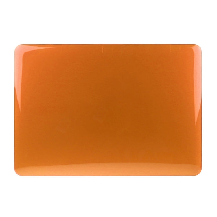 ENKAY for Macbook Pro Retina 15.4 inch (US Version) / A1398 Hat-Prince 3 in 1 Crystal Hard Shell Plastic Protective Case with Keyboard Guard & Port Dust Plug(Orange) - free shipping - PMC Jewellery - Order now!