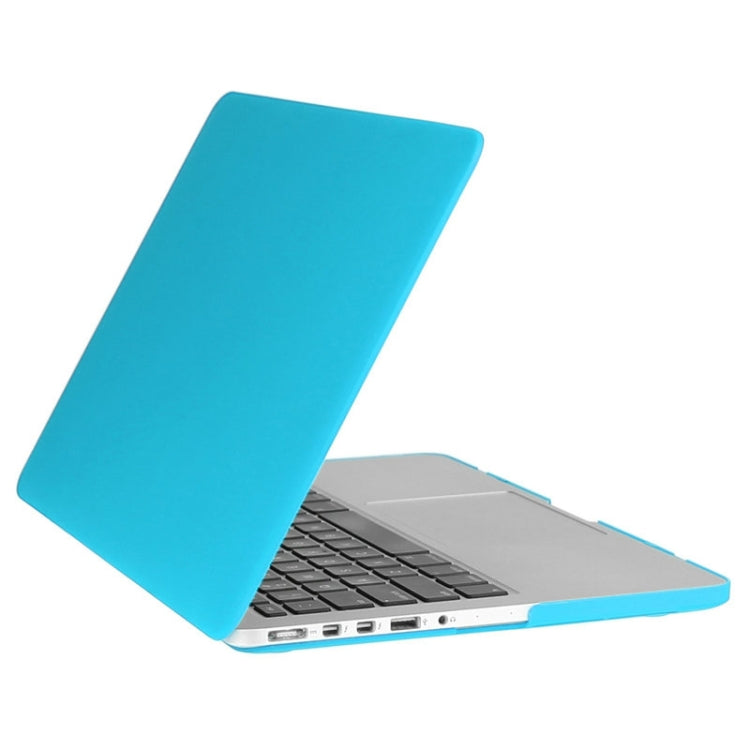 ENKAY for Macbook Pro Retina 13.3 inch (US Version) / A1425 / A1502 Hat-Prince 3 in 1 Frosted Hard Shell Plastic Protective Case with Keyboard Guard & Port Dust Plug(Blue) - MacBook Pro Cases by ENKAY | Online Shopping South Africa | PMC Jewellery | Buy Now Pay Later Mobicred