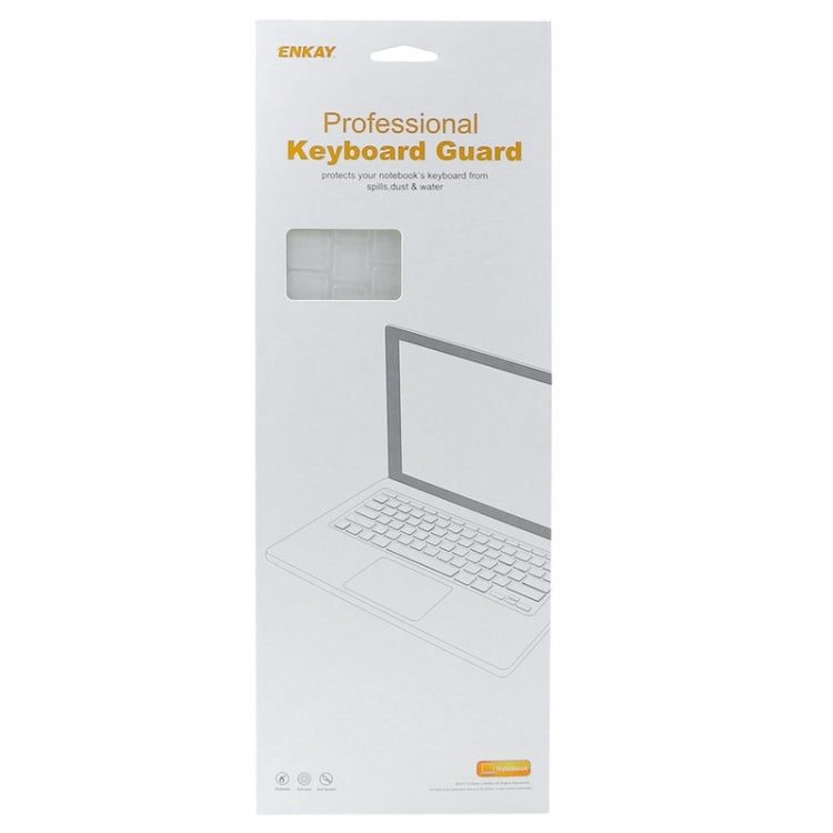 ENKAY for Macbook Pro 15.4 inch (US Version) / A1286 Hat-Prince 3 in 1 Frosted Hard Shell Plastic Protective Case with Keyboard Guard & Port Dust Plug(White) - MacBook Pro Cases by ENKAY | Online Shopping South Africa | PMC Jewellery | Buy Now Pay Later Mobicred