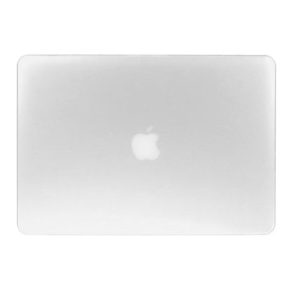 ENKAY for Macbook Pro Retina 15.4 inch (US Version) / A1398 Hat-Prince 3 in 1 Frosted Hard Shell Plastic Protective Case with Keyboard Guard & Port Dust Plug(White) - MacBook Pro Cases by ENKAY | Online Shopping South Africa | PMC Jewellery | Buy Now Pay Later Mobicred