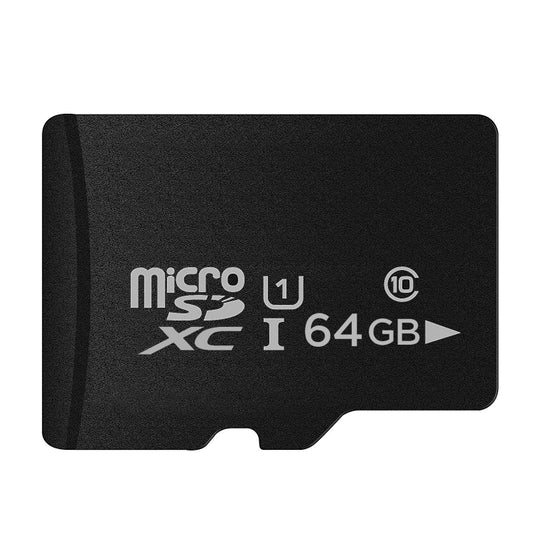 64GB High Speed Class 10 Micro SD(TF) Memory Card from Taiwan, Write: 8mb/s, Read: 12mb/s (100% Real Capacity)(Black) - Micro SD Card by PMC Jewellery | Online Shopping South Africa | PMC Jewellery | Buy Now Pay Later Mobicred