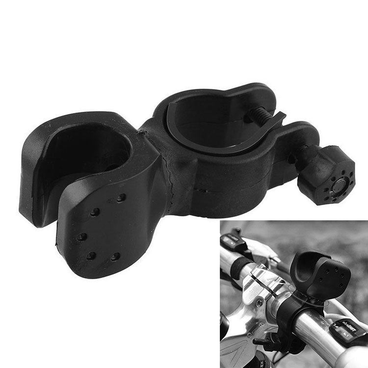 2pcs 360 Degrees Rotation Mount Holder Clip Clamp, for Bicycle Bike Flashlight - free shipping - PMC TechLife - Order now!