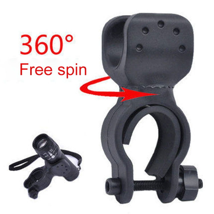 2pcs 360 Degrees Rotation Mount Holder Clip Clamp, for Bicycle Bike Flashlight - free shipping - PMC TechLife - Order now!