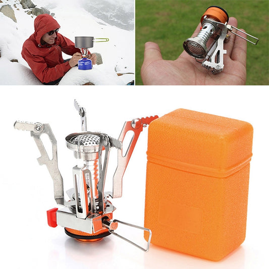 Outdoor Portable Ultra Mini Stainless Steel Gas Stove - Cookwares & Tablewares by PMC Jewellery | Online Shopping South Africa | PMC Jewellery | Buy Now Pay Later Mobicred