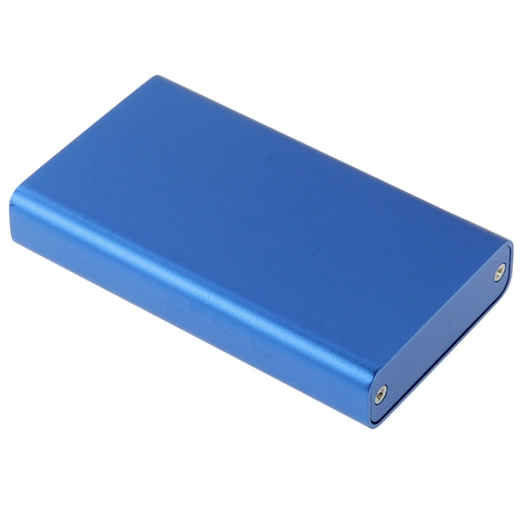 6gb/s mSATA Solid State Disk SSD to USB 3.0 Hard Disk Case(Blue) - HDD Enclosure by PMC Jewellery | Online Shopping South Africa | PMC Jewellery | Buy Now Pay Later Mobicred