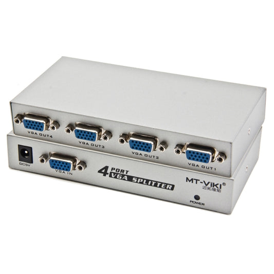 4 Port 150MHz VGA Splitter (1 VGA Input, 4 VGA Output) - VGA Splitters by PMC Jewellery | Online Shopping South Africa | PMC Jewellery | Buy Now Pay Later Mobicred