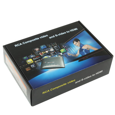 RCA Composite Video & S-Video to HDMI Converter, Support Full HD 1080P - Video Converter by PMC Jewellery | Online Shopping South Africa | PMC Jewellery | Buy Now Pay Later Mobicred