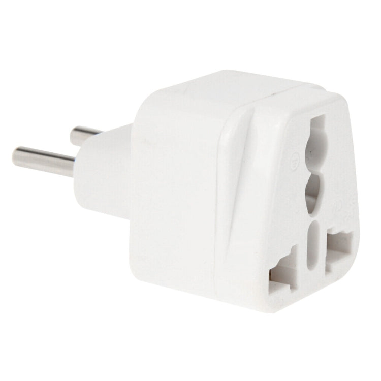 20PCS EU Plug Adapter Power Socket Travel Converter(White) - Plug Adaptor by PMC TechLife | Online Shopping South Africa | PMC TechLife | Buy Now Pay Later Mobicred