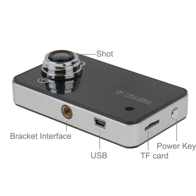 G200 720P VGA 2.4 inch LCD Screen Display Car DVR Recorder, 100 Degrees Wide Angle Viewing, Support Loop Recording / Motion Detection - Car DVRs by PMC TechLife | Online Shopping South Africa | PMC TechLife | Buy Now Pay Later Mobicred