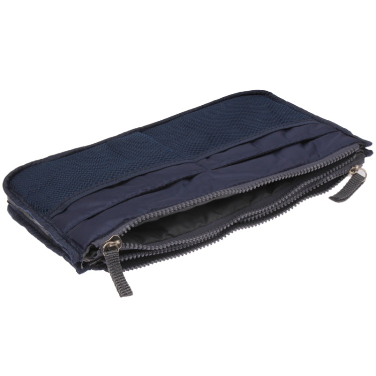 Thicken Portable Multi-function Double Zipper Cosmetic Bag, Storage Bag in Bag (Dark Blue) - Storage Bags by PMC TechLife | Online Shopping South Africa | PMC TechLife | Buy Now Pay Later Mobicred