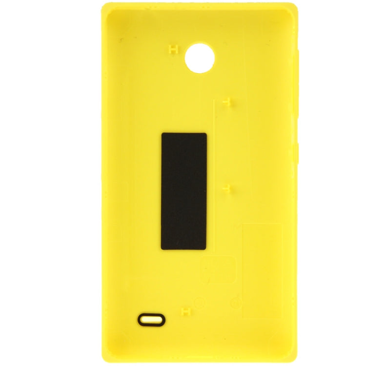 Original Plastic Battery Back Cover + Side Button For Nokia X (Yellow) - Back Cover by PMC Jewellery | Online Shopping South Africa | PMC Jewellery