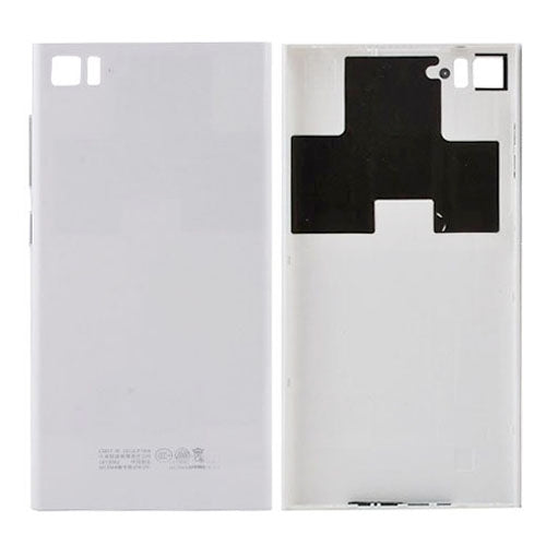 Back Housing Cover for Xiaomi Mi3(White) - Back Cover by PMC TechLife | Online Shopping South Africa | PMC TechLife | Buy Now Pay Later Mobicred