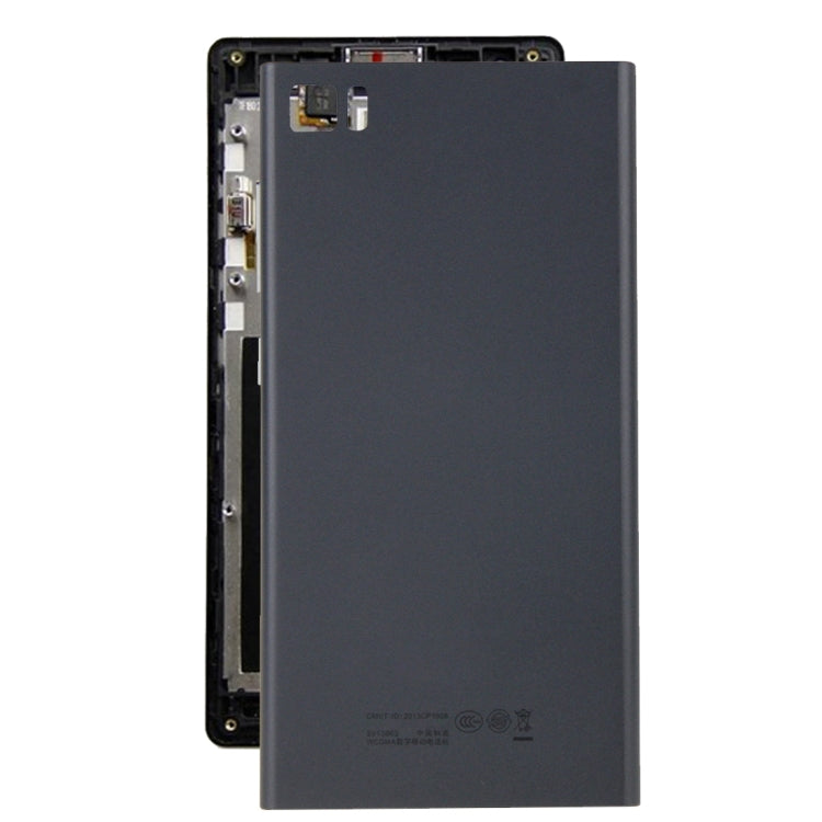 Battery Back Cover  for Xiaomi Mi 3, WCDMA - Back Cover by PMC TechLife | Online Shopping South Africa | PMC TechLife | Buy Now Pay Later Mobicred
