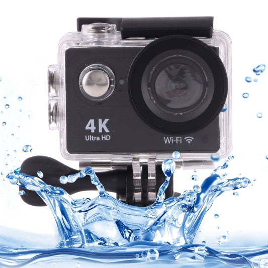 H9 4K Ultra HD1080P 12MP 2 inch LCD Screen WiFi Sports Camera, 170 Degrees Wide Angle Lens, 30m Waterproof(Black) - Other Camera by PMC Jewellery | Online Shopping South Africa | PMC Jewellery | Buy Now Pay Later Mobicred