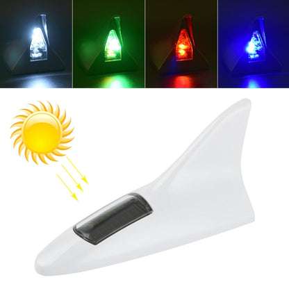 Solar Shark Fin High-positioned Alarm Light(White) - Warning Lights by PMC Jewellery | Online Shopping South Africa | PMC Jewellery | Buy Now Pay Later Mobicred