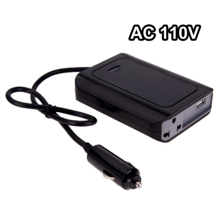 DY-200N, 200W DC 12V to AC Car Power Inverter with 500mA USB Port & EU / US Power Socket(Black) - Others by PMC Jewellery | Online Shopping South Africa | PMC Jewellery | Buy Now Pay Later Mobicred