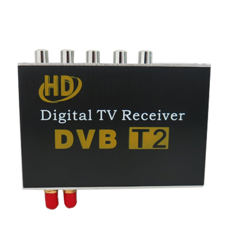 High Speed 90km/h H.264 / AVC MPEG4 Mobile Digital Car DVB-T2 TV Receiver, Suit for Europe / Singapore / Thailand / Africa ect. Market(Black) - DVB-T & Analog Solutions by PMC Jewellery | Online Shopping South Africa | PMC Jewellery | Buy Now Pay Later Mobicred