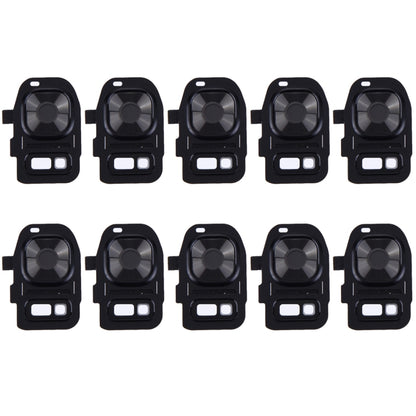 For Galaxy S7 / G930 10pcs Rear Camera Lens Cover + Flashlight Bracker (Black) - Camera by PMC Jewellery | Online Shopping South Africa | PMC Jewellery | Buy Now Pay Later Mobicred